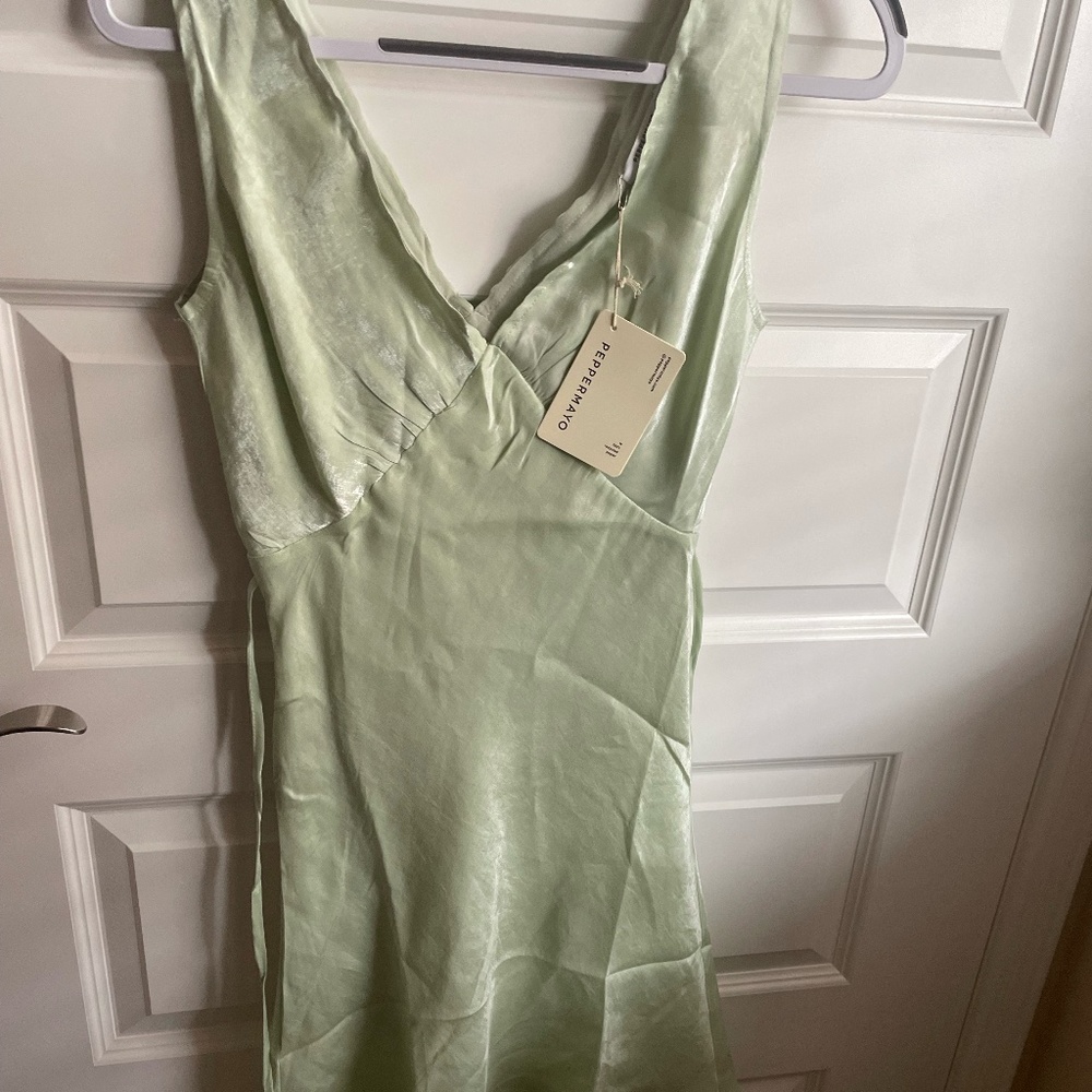 Green Peppermayo Mini Dress